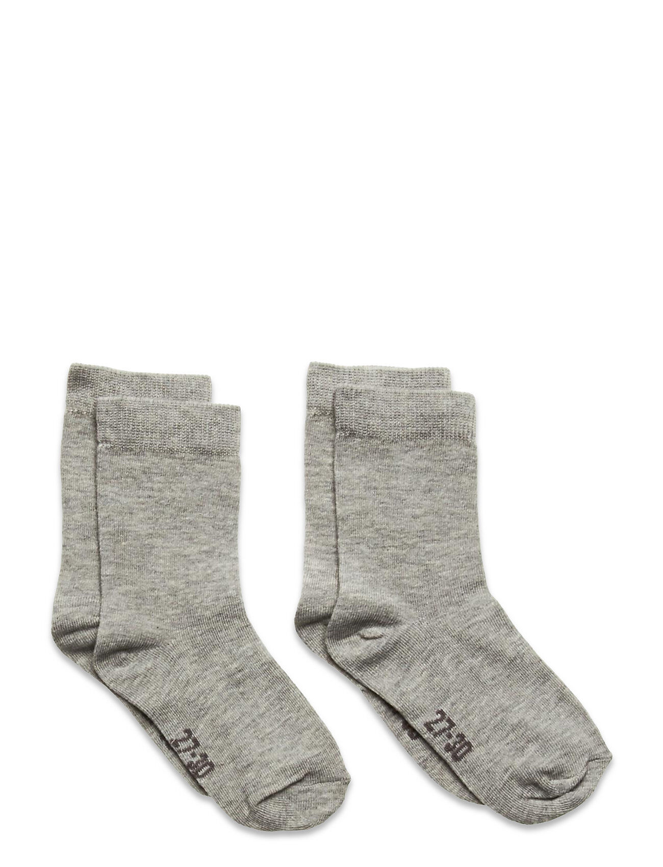 Minymo Ankle Sock Socks & Tights Socks Grå Minymo
