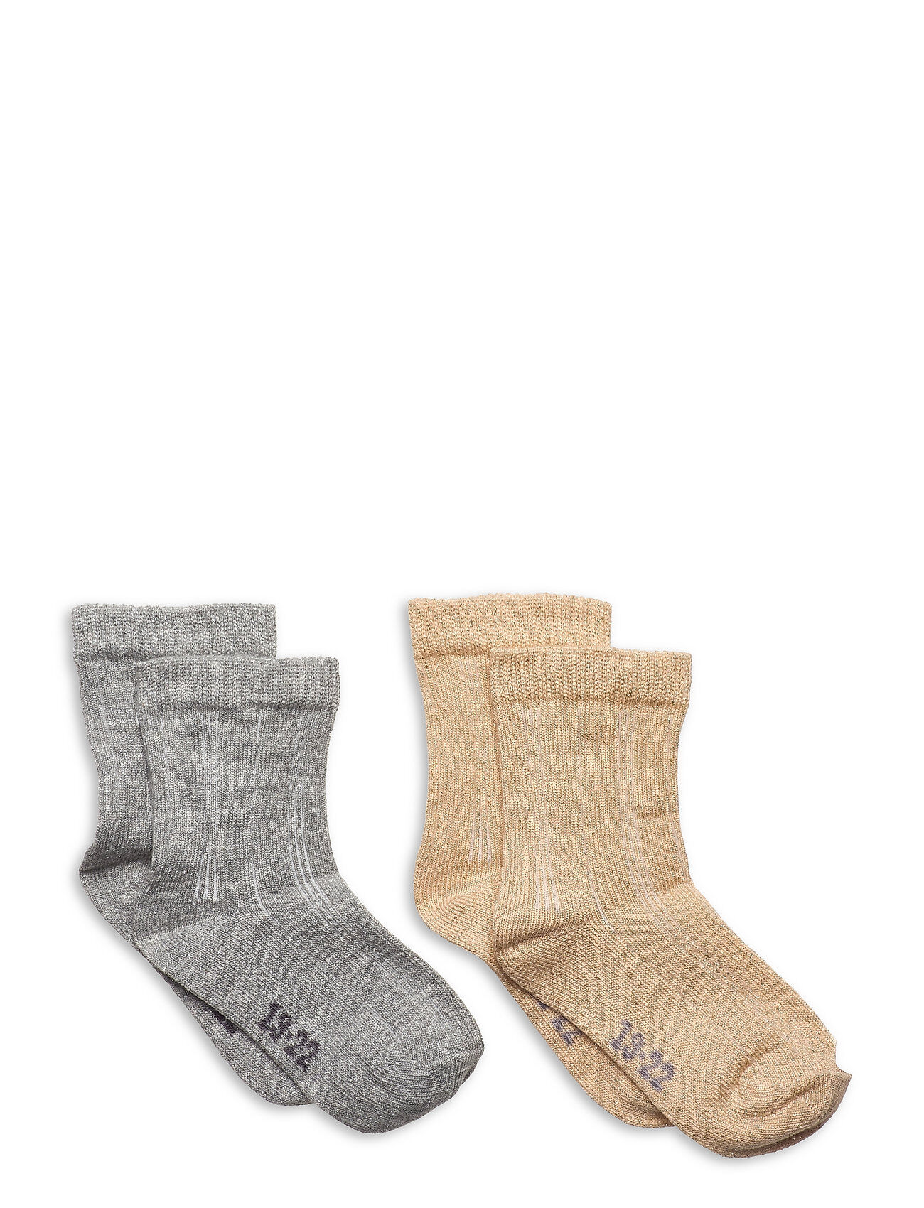 Minymo Ankle Sock W. Lurex Socks & Tights Socks Grå Minymo