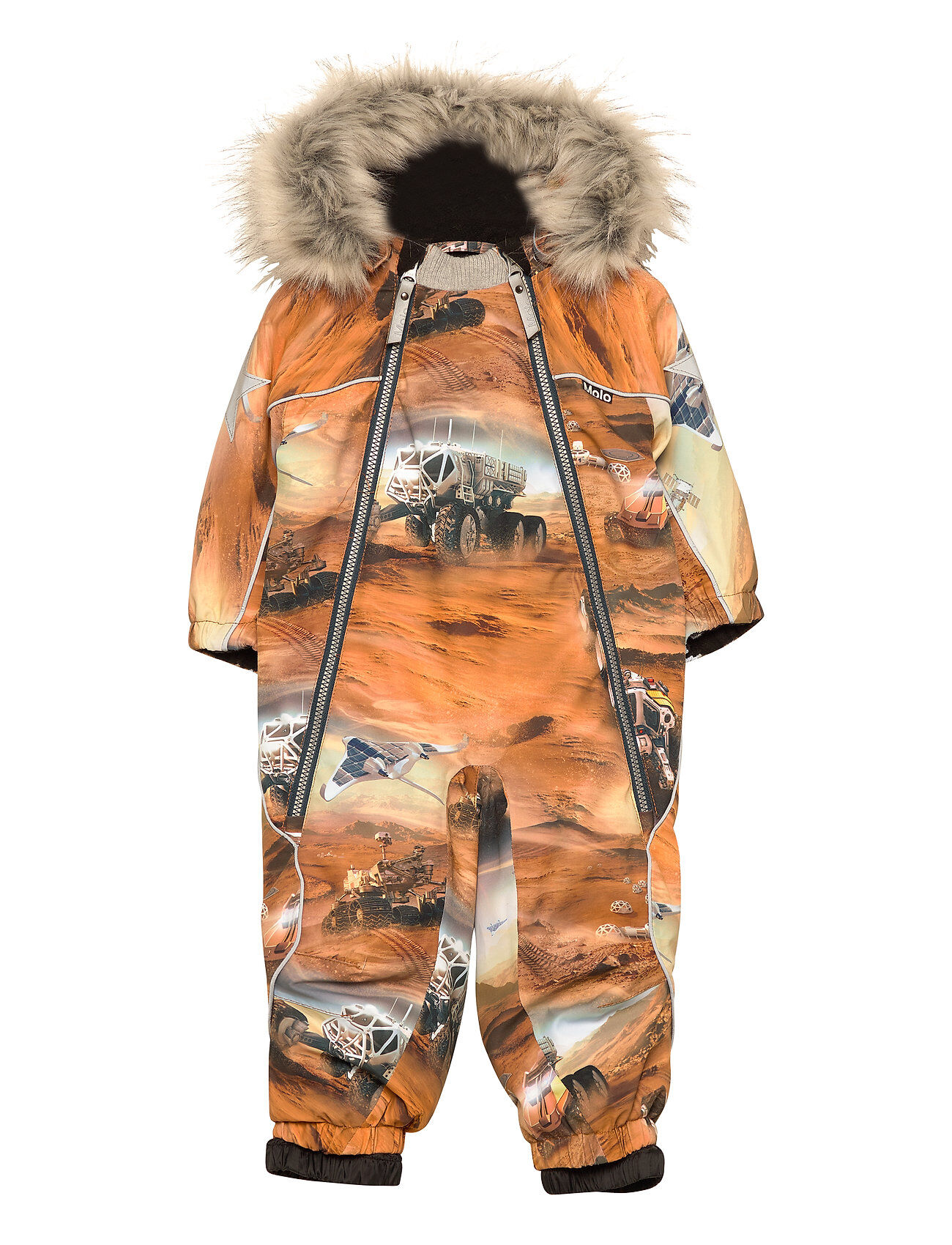 Molo Pyxis Fur Outerwear Coveralls Snow/ski Coveralls & Sets Oransje Molo