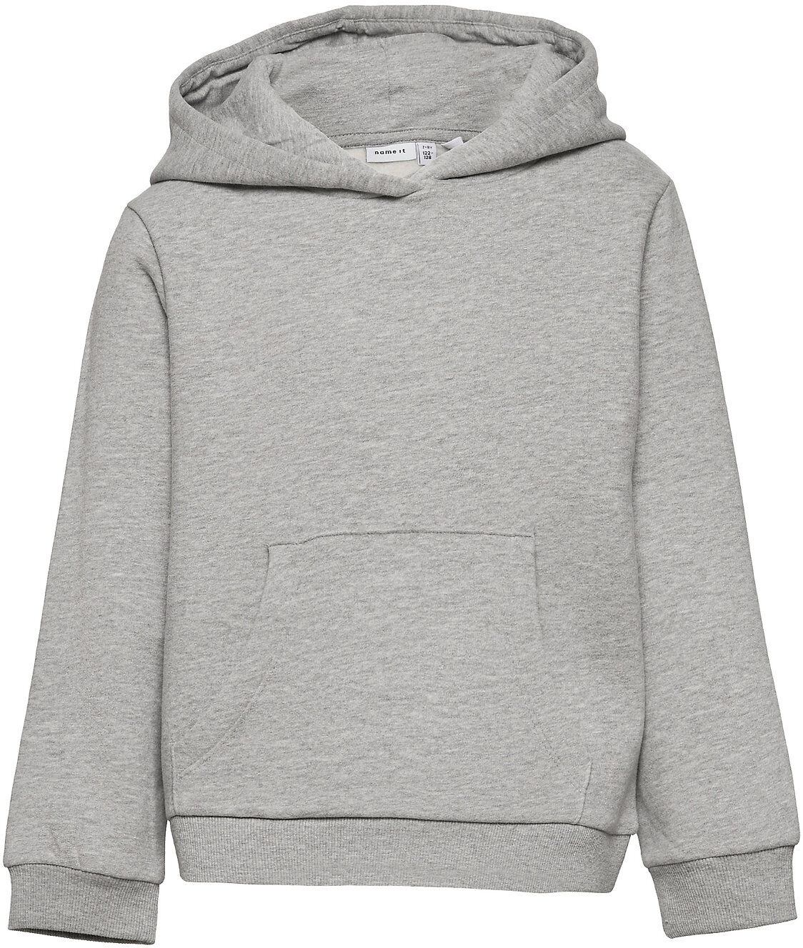 name it Nkflena Ls Sweat Wh Bru Hettegenser Genser Grå Name It