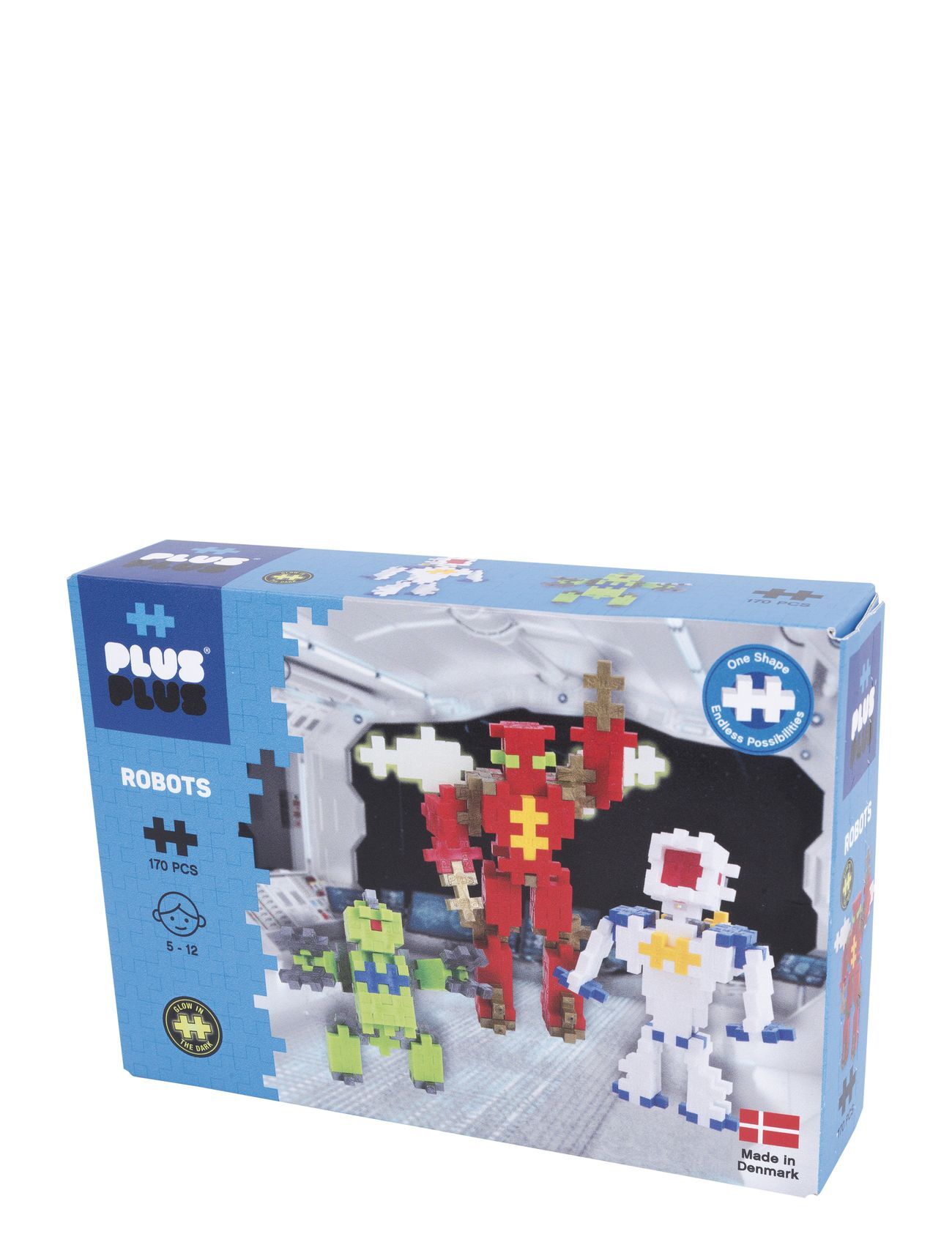 Plus-Plus Robots / 170Pcs Toys Building Sets & Blocks Building Sets Multi/mønstret Plus-Plus