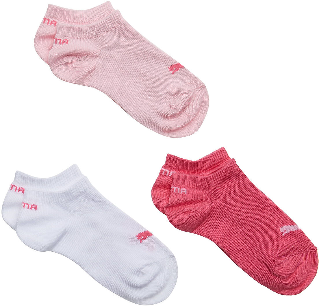 Puma Kids Invisible 3P Socks & Tights Socks Rosa PUMA