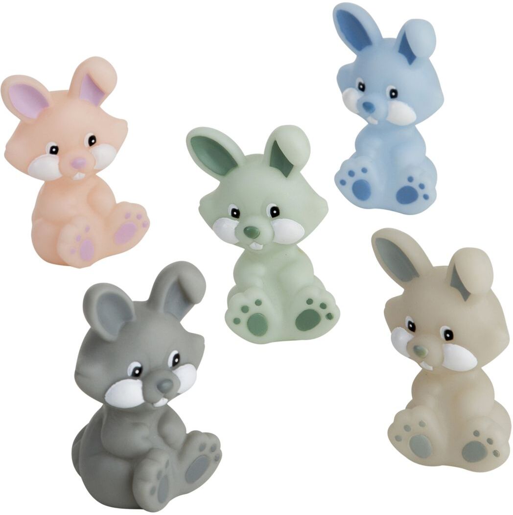 Rätt Start Bathtoys, Bunnies, 6 Pcs Toys Bath & Water Toys Bath Toys Multi/mønstret Rätt Start