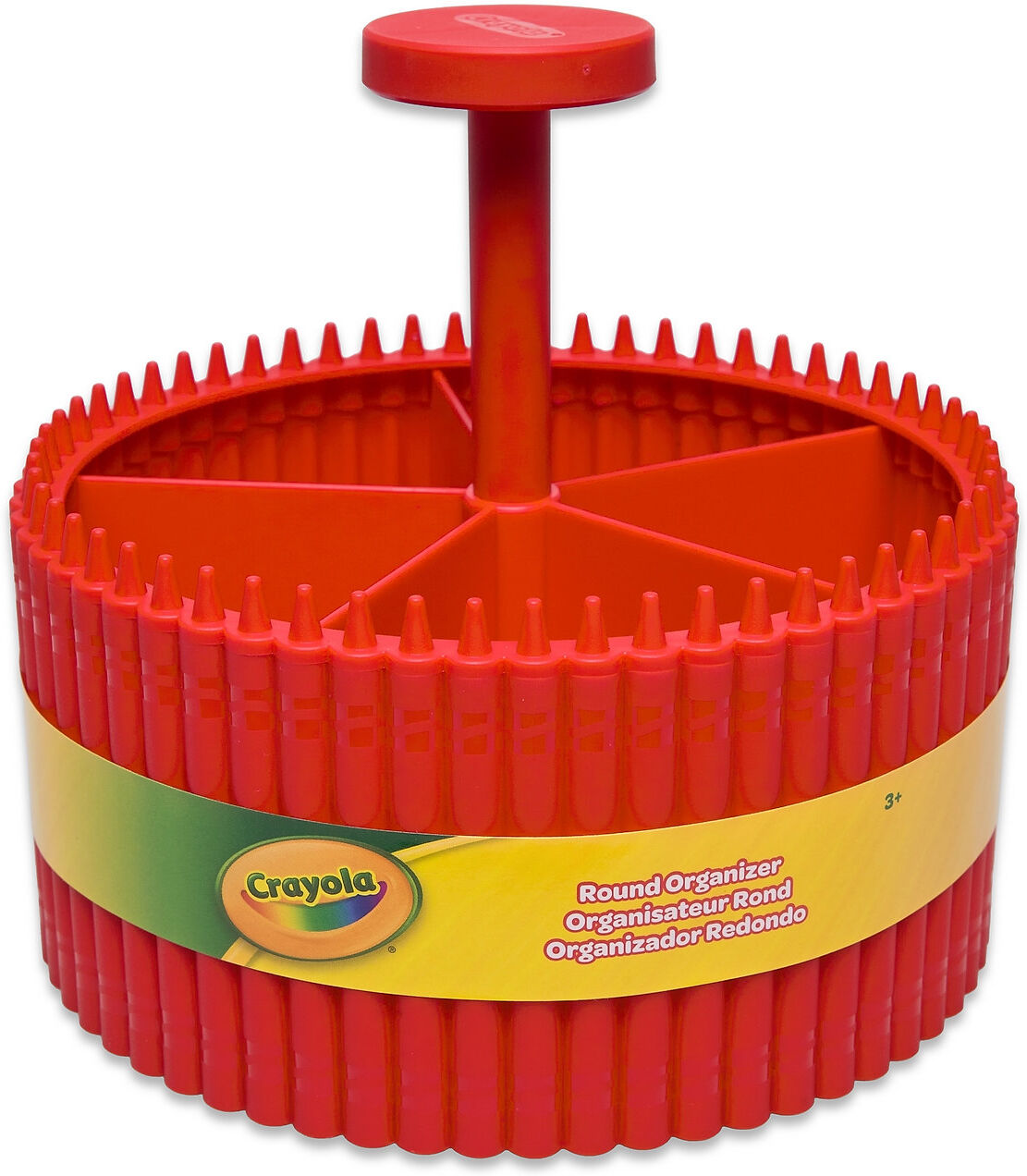 Crayola Round Organizer Home Kids Decor Storage Rød CRAYOLA