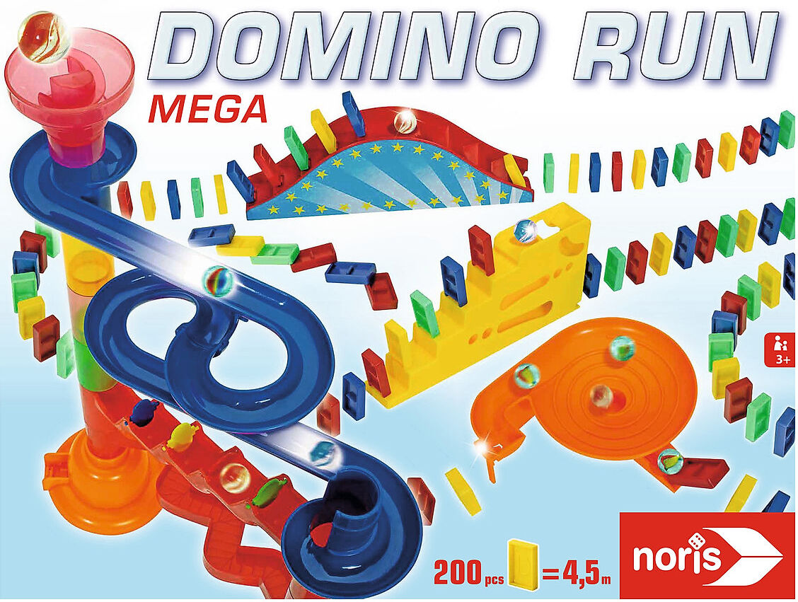 Simba Toys Domino Run Mega Toys Puzzles And Games Games Multi/mønstret Simba Toys