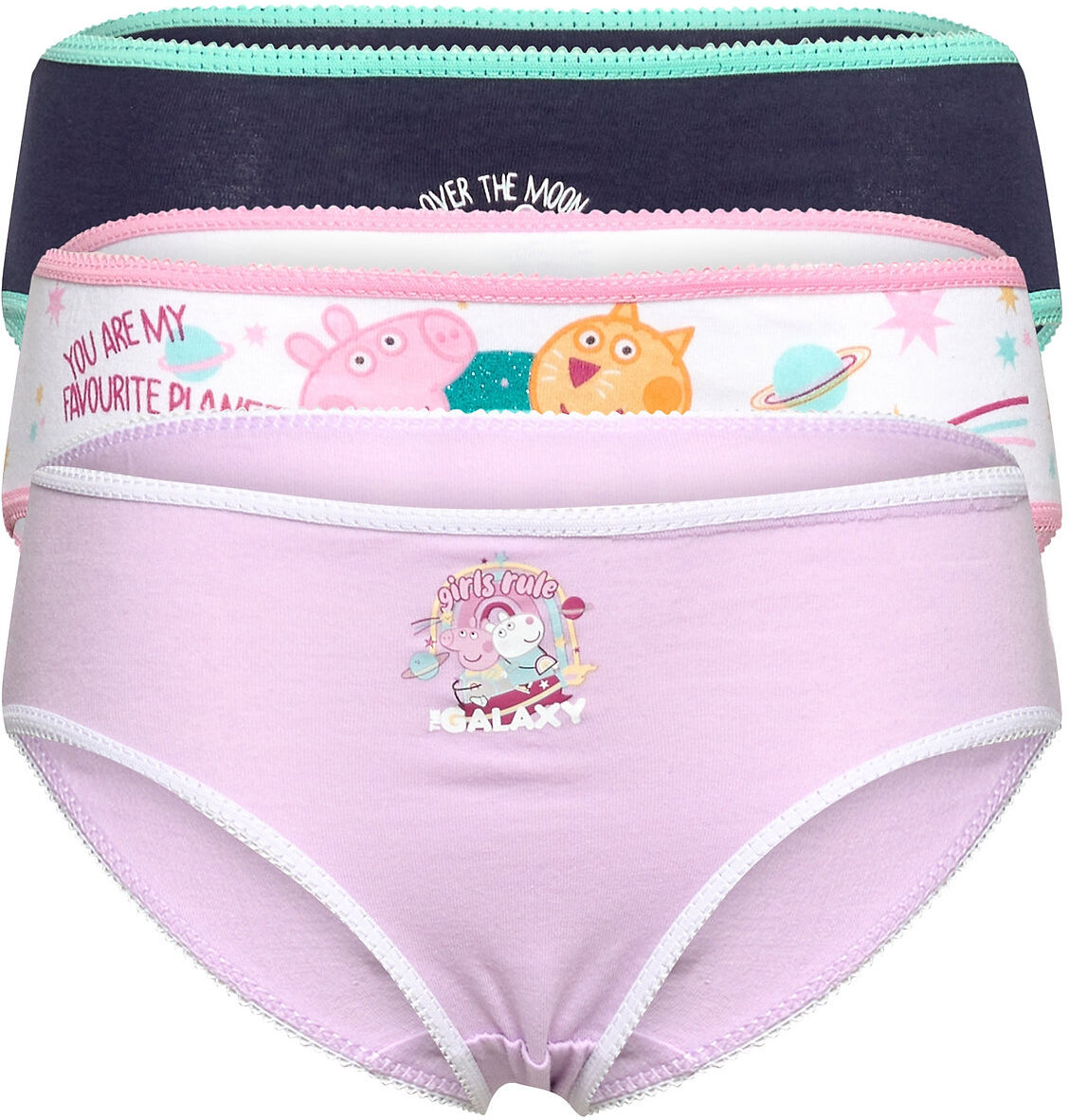 Peppa Pig Box Of 3 Briefs Night & Underwear Underwear Panties Multi/mønstret Peppa Pig