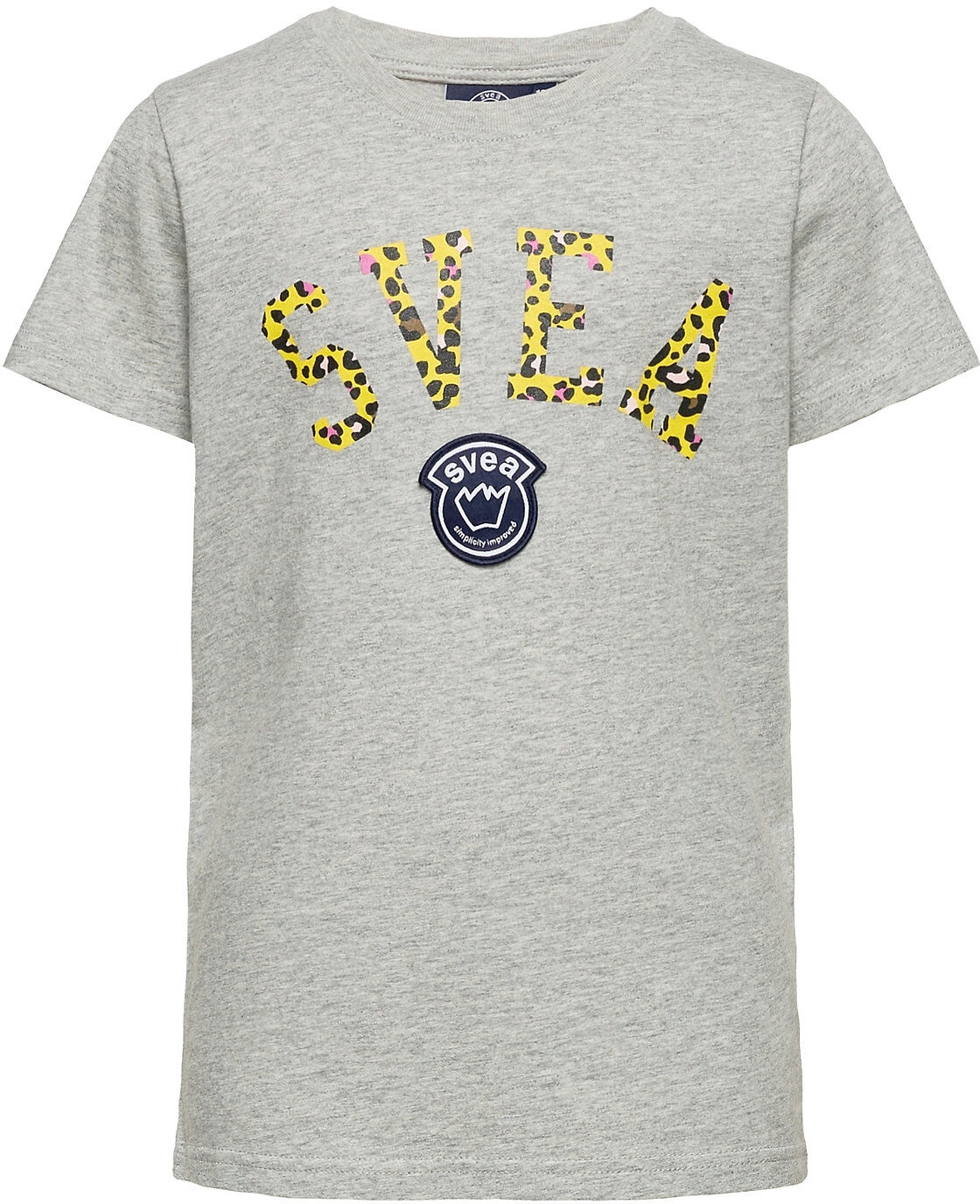 Svea K. Playful Logo Tee T-shirts Short-sleeved Grå Svea