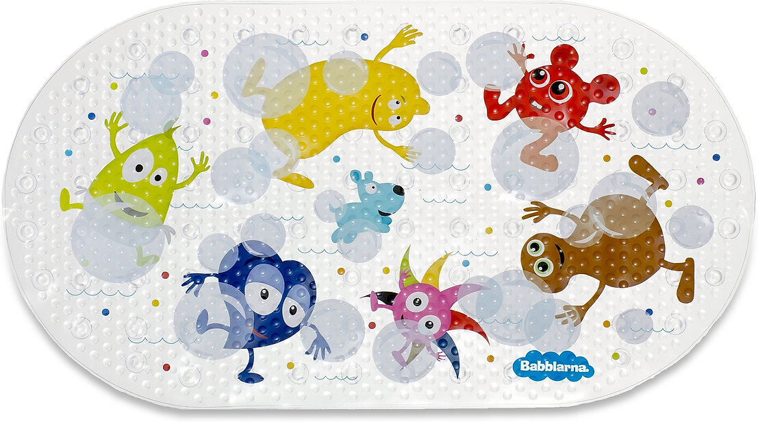 Babblarna- Bathmat Home Bath Time Bathroom Mats Multi/mønstret Babblarna