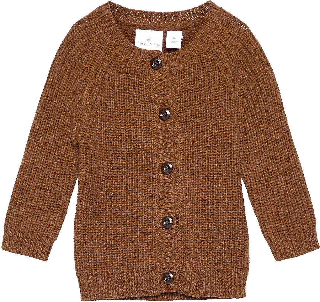 The New Tnalex Knit Cardigan Strikkegenser Cardigan Brun The New