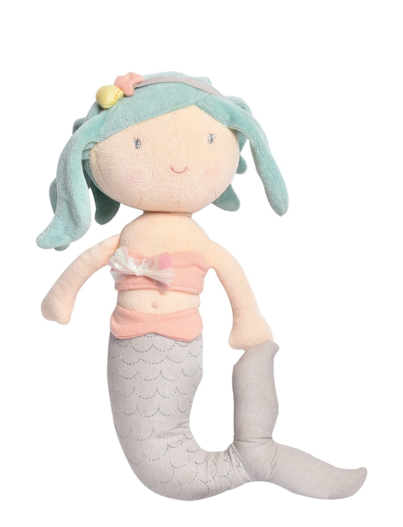 Tikiri Organic Cotton Mermaid Toys Soft Toys Stuffed Toys Multi/mønstret Tikiri