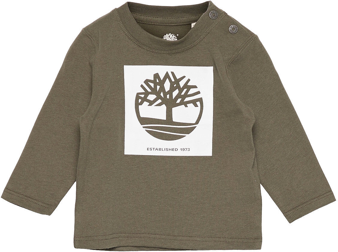 Timberland Long Sleeve T-Shirt T-shirts Long-sleeved T-shirts Grønn Timberland