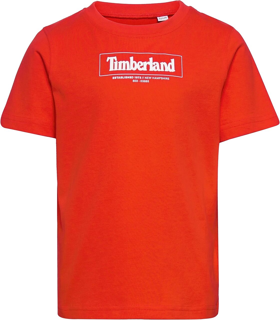 Timberland Short Sleeves Tee-Shirt T-shirts Short-sleeved Rød Timberland