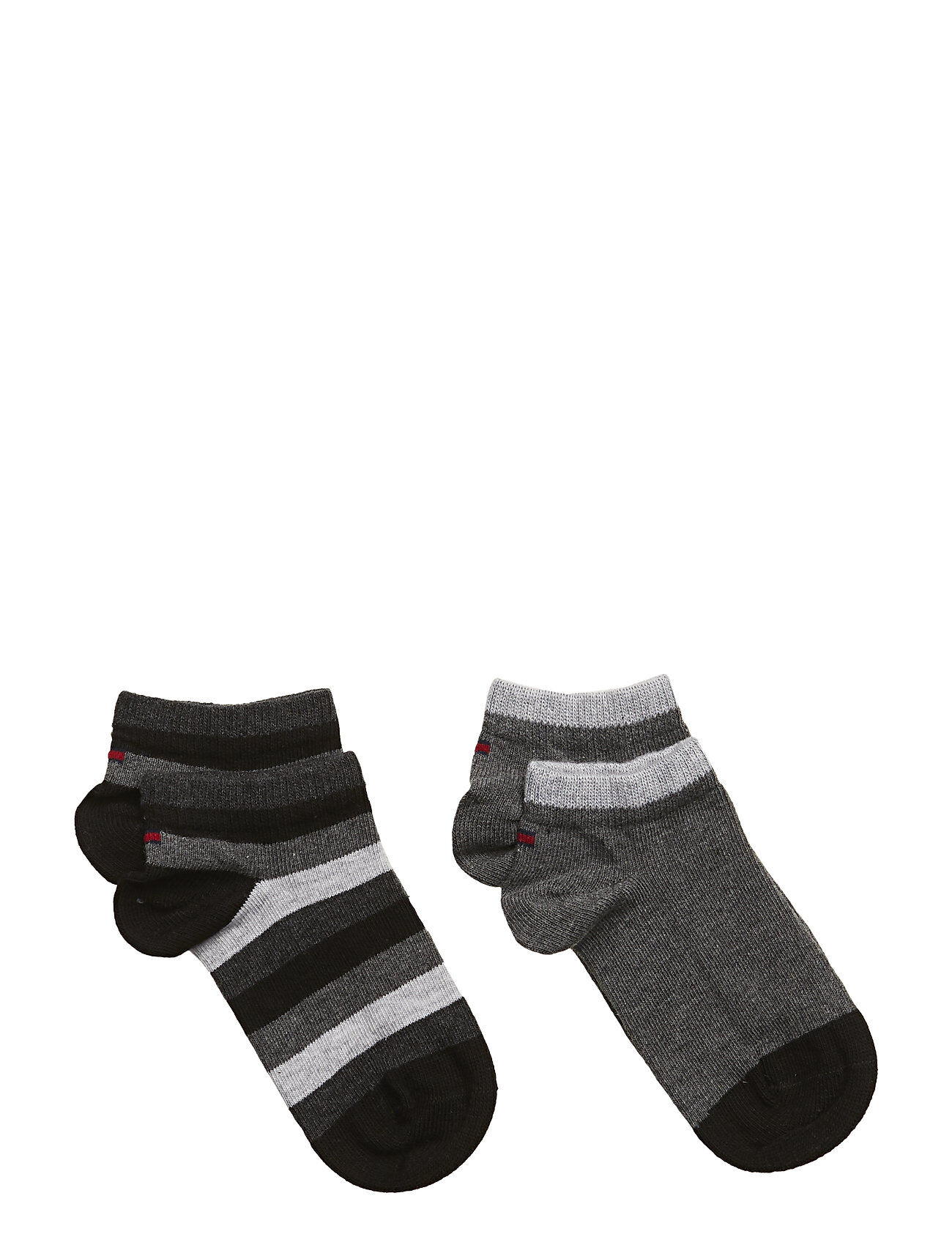 Tommy Hilfiger Th Kids Basic Stripe Quarter 2P Socks & Tights Socks Multi/mønstret Tommy Hilfiger