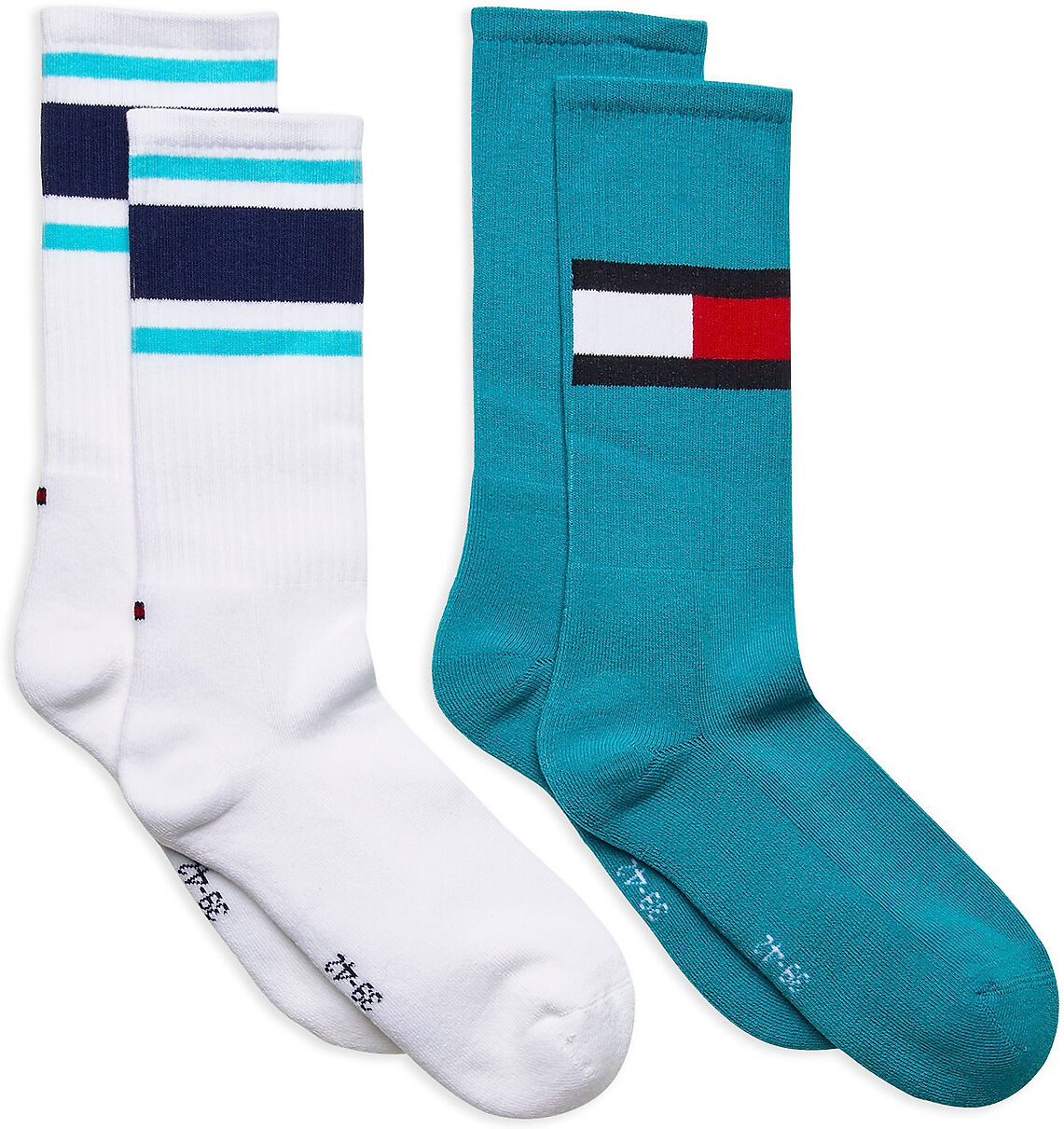 Tommy Hilfiger Th Kids Flag 2P Socks & Tights Socks Blå Tommy Hilfiger