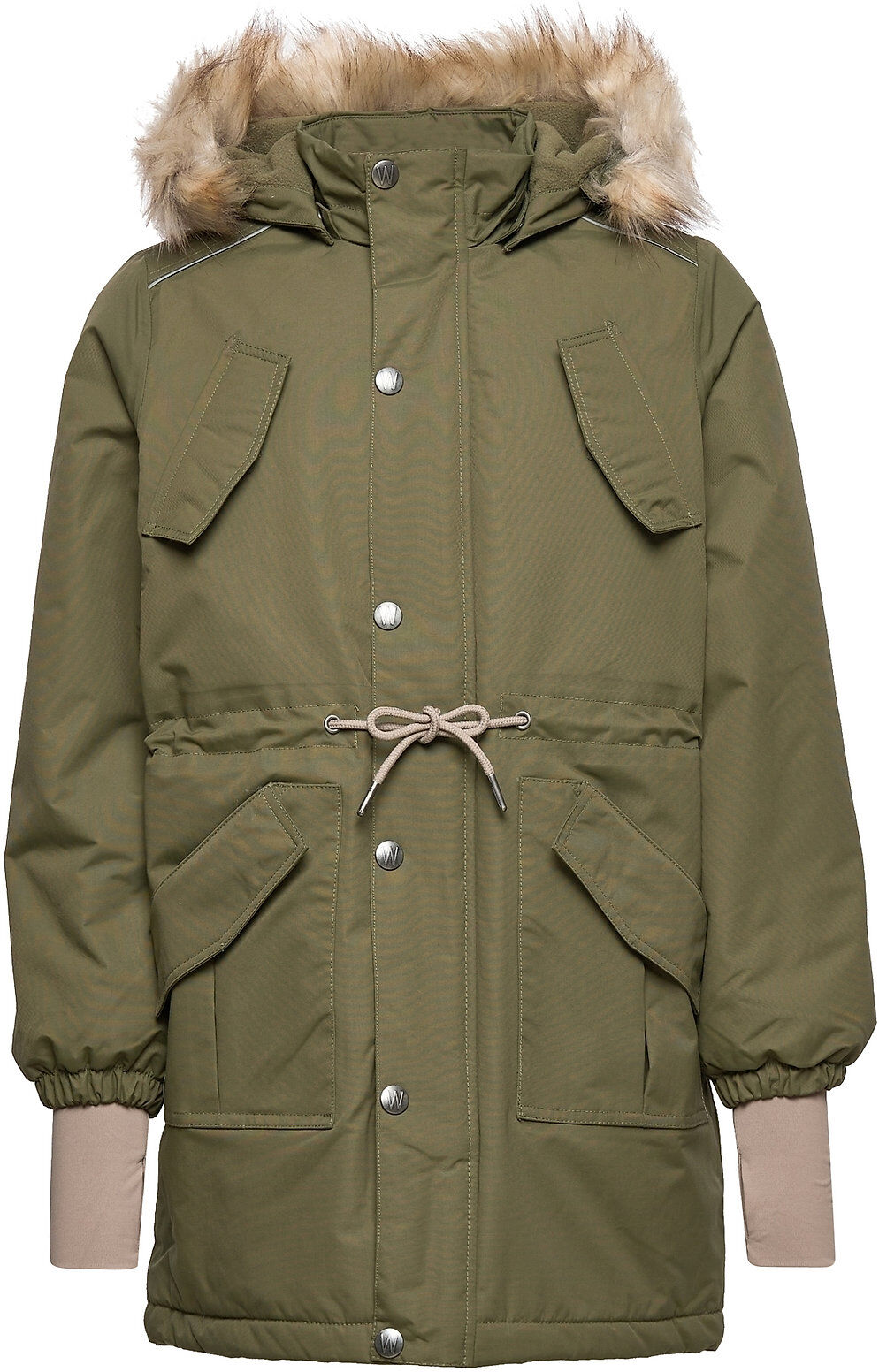 Wheat Parka Vian Tech Parkas Jakke Grønn Wheat