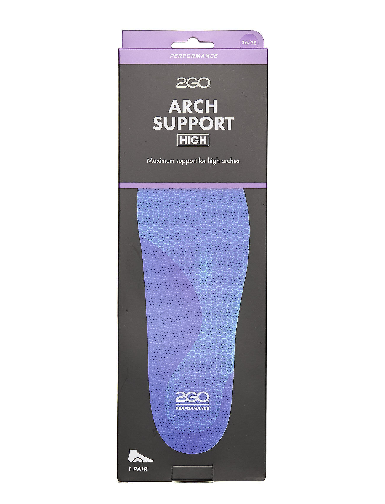 2Go Arch Support High Såler Lilla 2GO