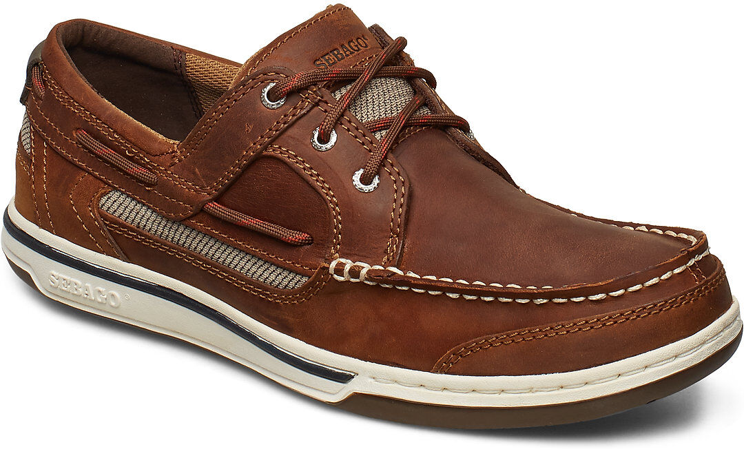 Sebago Triton Three Eye Fgl Båtsko Sko Brun Sebago