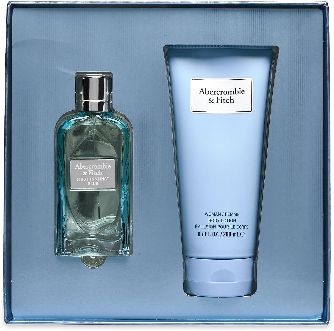 Abercrombie & Fitch First Instinct Blue Woman 50Ml Edt + 200Ml Bl Parfyme Sett Nude Abercrombie & Fitch