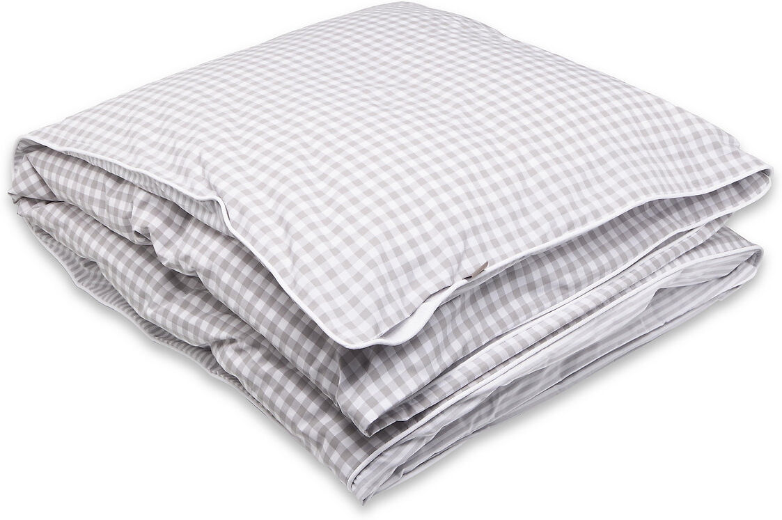 GANT Stripes And Checks Double Duvet Home Textiles Bedtextiles Duvet Covers Grå GANT