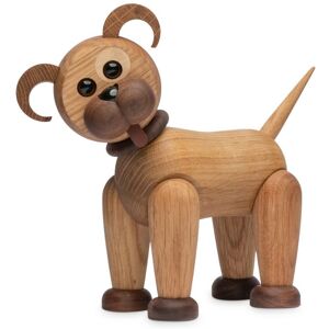 Spring Copenhagen Buddy Hund dekorasjon 20,5 cm Eik