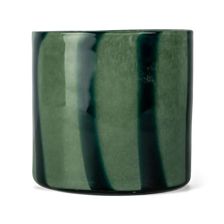 By On Calore telysestake-vase M Ø15 cm Green-dark green