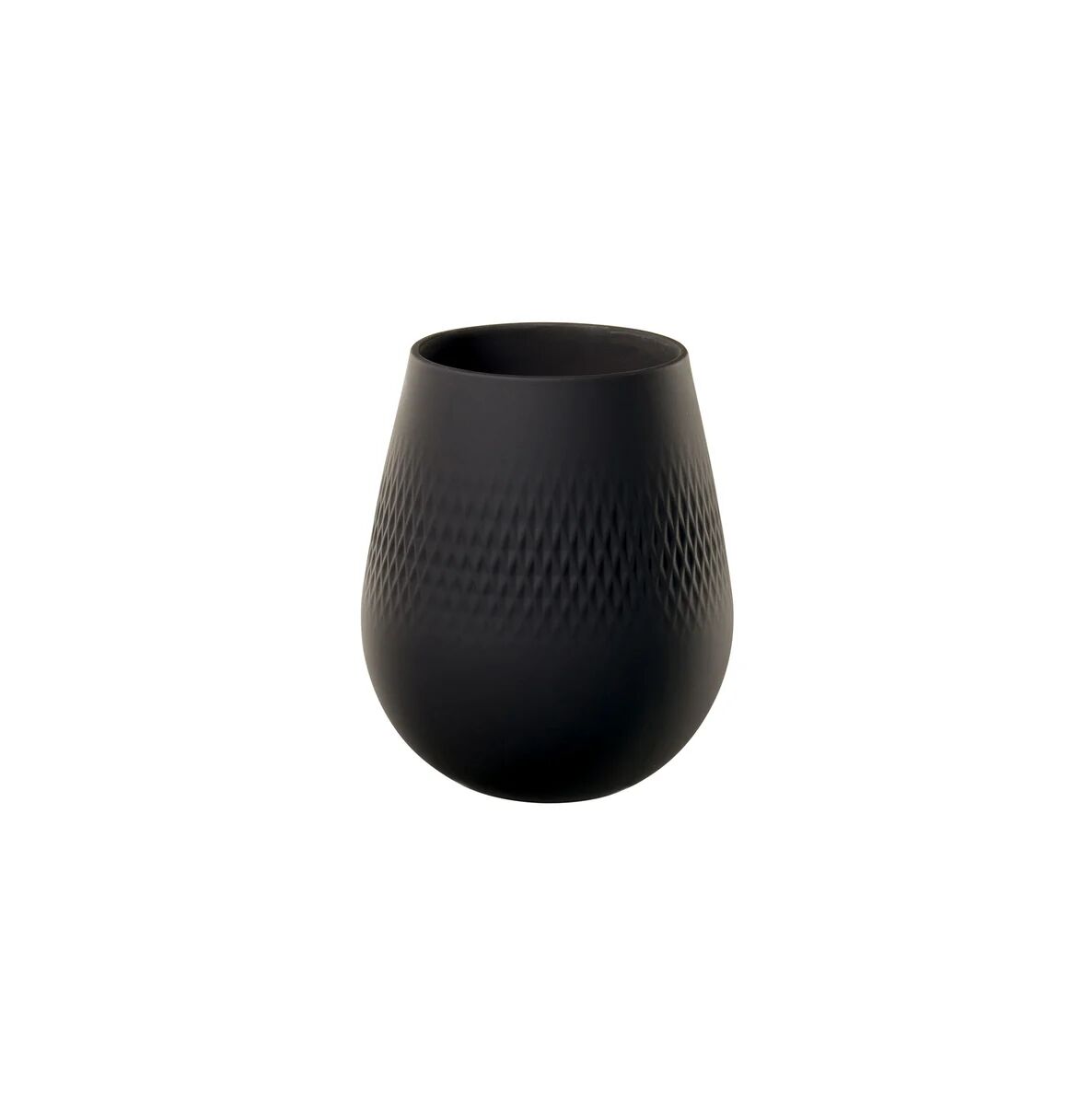 Villeroy & Boch Collier Noir Carre vase liten