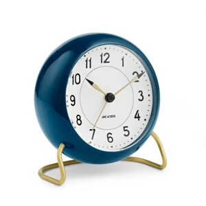 Arne Jacobsen Clocks AJ Station bordklokke petrolblå petrolblå
