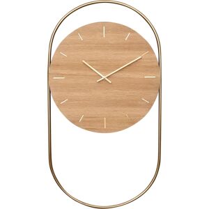 Andersen Furniture A-Wall veggklokke 41x76 cm Oak-brass