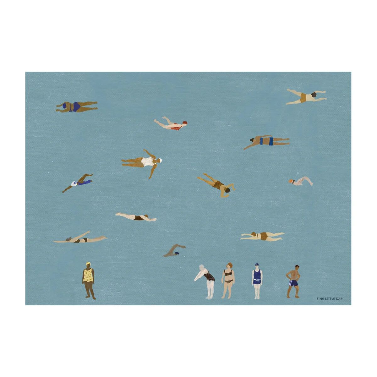 Fine Little Day Swimmers poster 50x70 cm