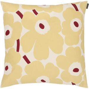 Marimekko Pieni Unikko putetrekk 50x50 cm Cotton-butter yellow-red