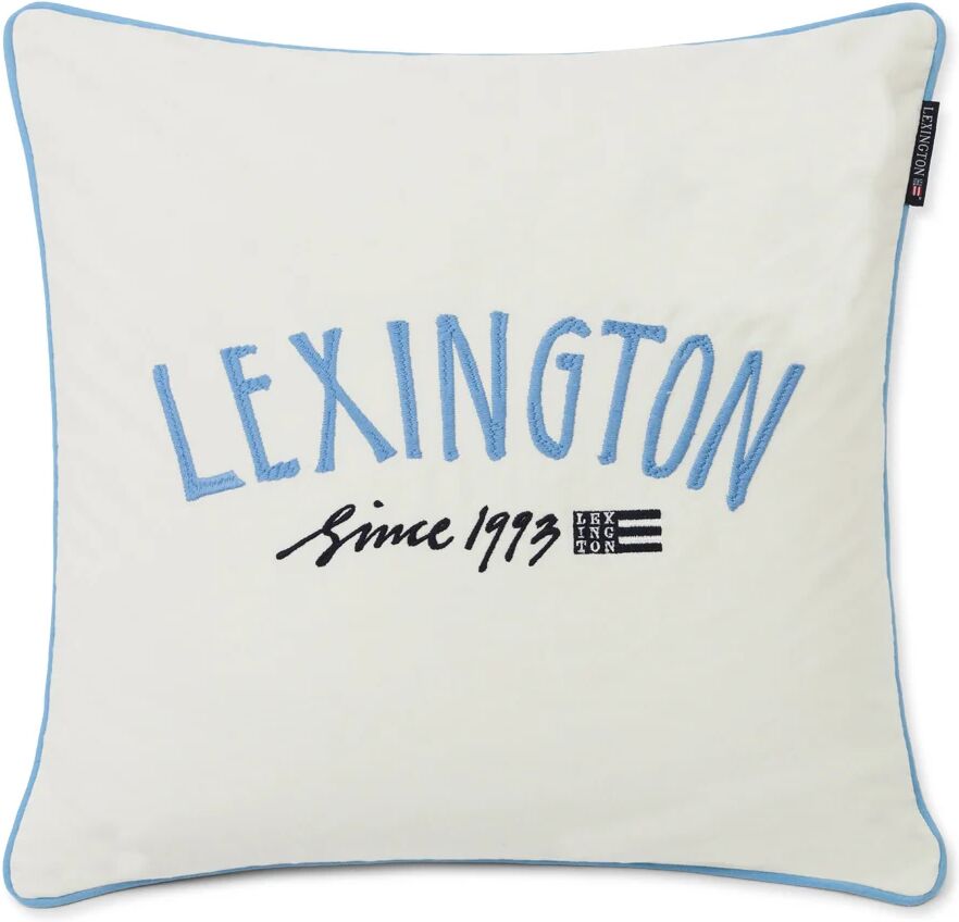 Lexington Since 1993 Organic Cotton putevar 50 x 50 cm White-blue