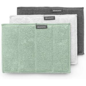 Brabantia Sinkside rengjøringssvamp mikrofiber 3-pakning Jade green