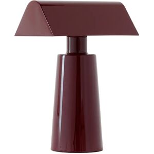 &Tradition Caret MF1 bærbar bordlampe Dark burgundy