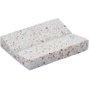 Humdakin Terrazzo såpeskål 9 x 19 cm Rød-beige