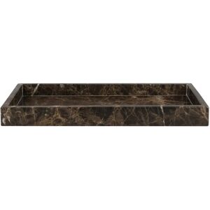 Mette Ditmer Marble dekorasjonsbrett 16 x 31 cm Brun