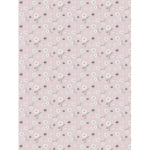 Arvidssons Textil Blomstersurr stoff Rosa