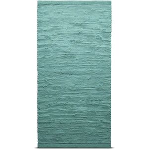 Rug Solid Cotton teppe 75 x 200 cm Dusty jade (mint)