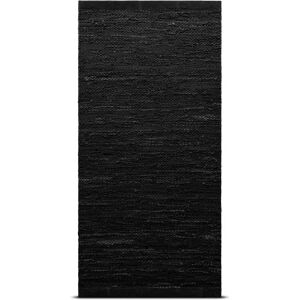 Rug Solid Leather gulvteppe 60x90 cm black (svart)