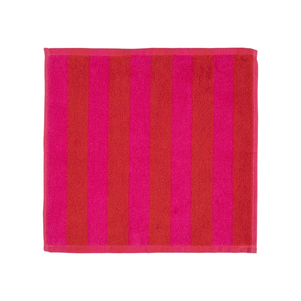 Marimekko Kaksi Raitaa håndkle rødt Minihåndkle