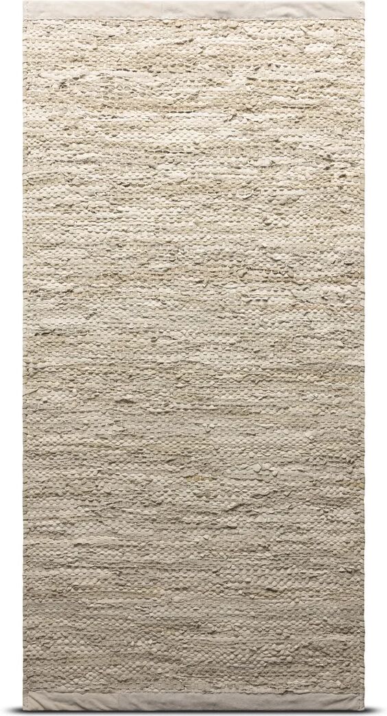 Rug Solid Leather gulvteppe 75x200 cm beige