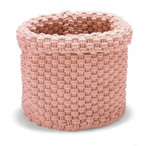Etol Design Rope Storage kurv stor Dusty pink