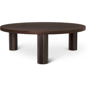 ferm LIVING Post sofabord oak smoked, large, lines