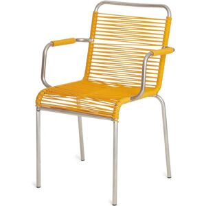 Fiam Mya karmstol aluminium Yellow