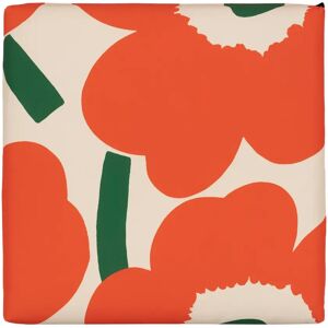 Marimekko Unikko stolpute 40x40 cm Bomull-oransje-grønn