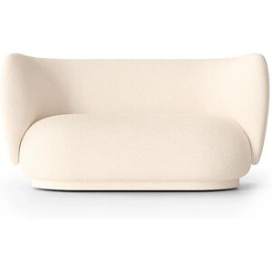 ferm LIVING Rico sofa bouclé 2-seter Bouclé offwhite