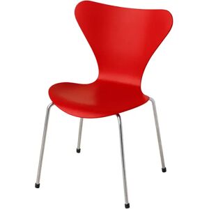 Fritz Hansen Series 7 stol miniatyr Opium red