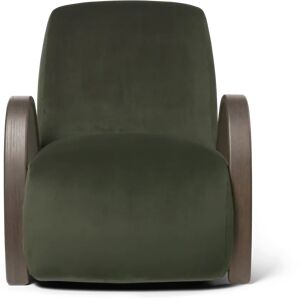 ferm LIVING Buur lounge chair Rich Velvet Pine