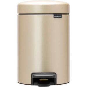 Brabantia New Icon pedalbøtte 3 liter Metallic Gold