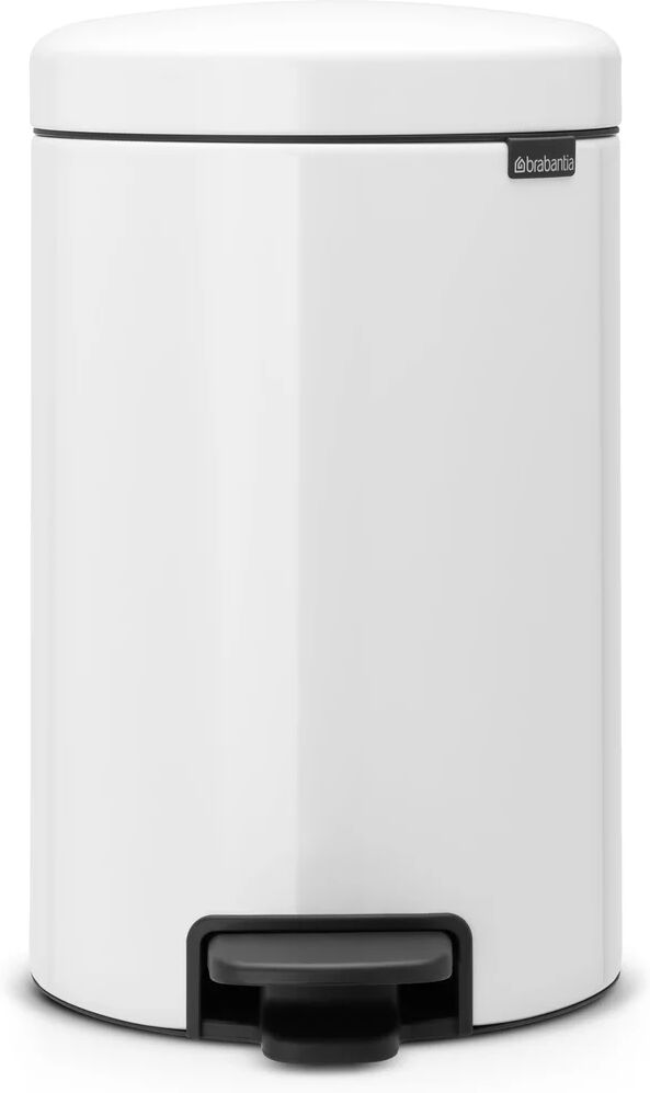 Brabantia New Icon pedalbøtte 12 liter white (hvit)