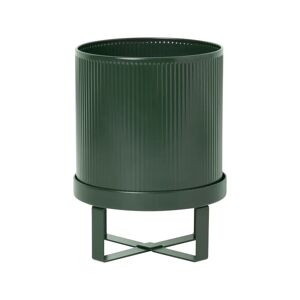 ferm LIVING Bau blomsterpotte small Ø18 cm mørkegrønn